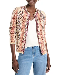 Nic+Zoe Color Weave Knit Jacket