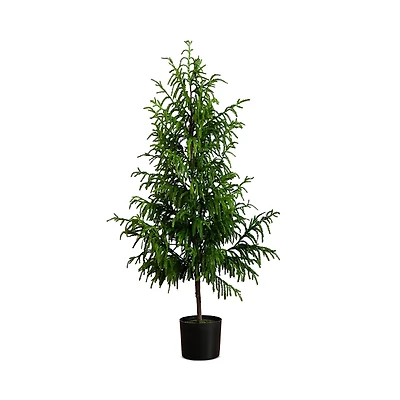 Nearly Natural 5' Artificial Norfolk Pine Tree
