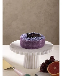 Bobby White Marble Cake Stand