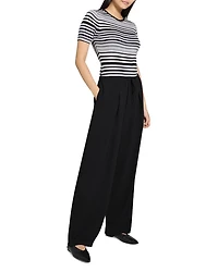 Pleated Drawstring Pants