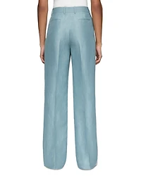 Gates Full Leg Linen Blend Pants
