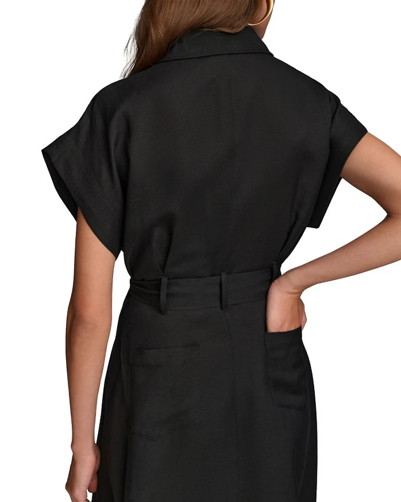 Belted Midi Dress