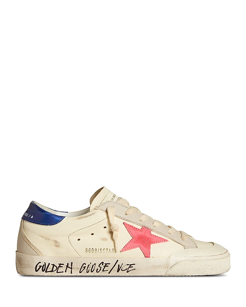 Golden Goose Unisex Super Star Penstar Classic Lace Up Sneakers