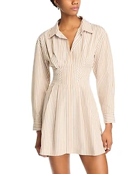 Aria Striped Mini Dress