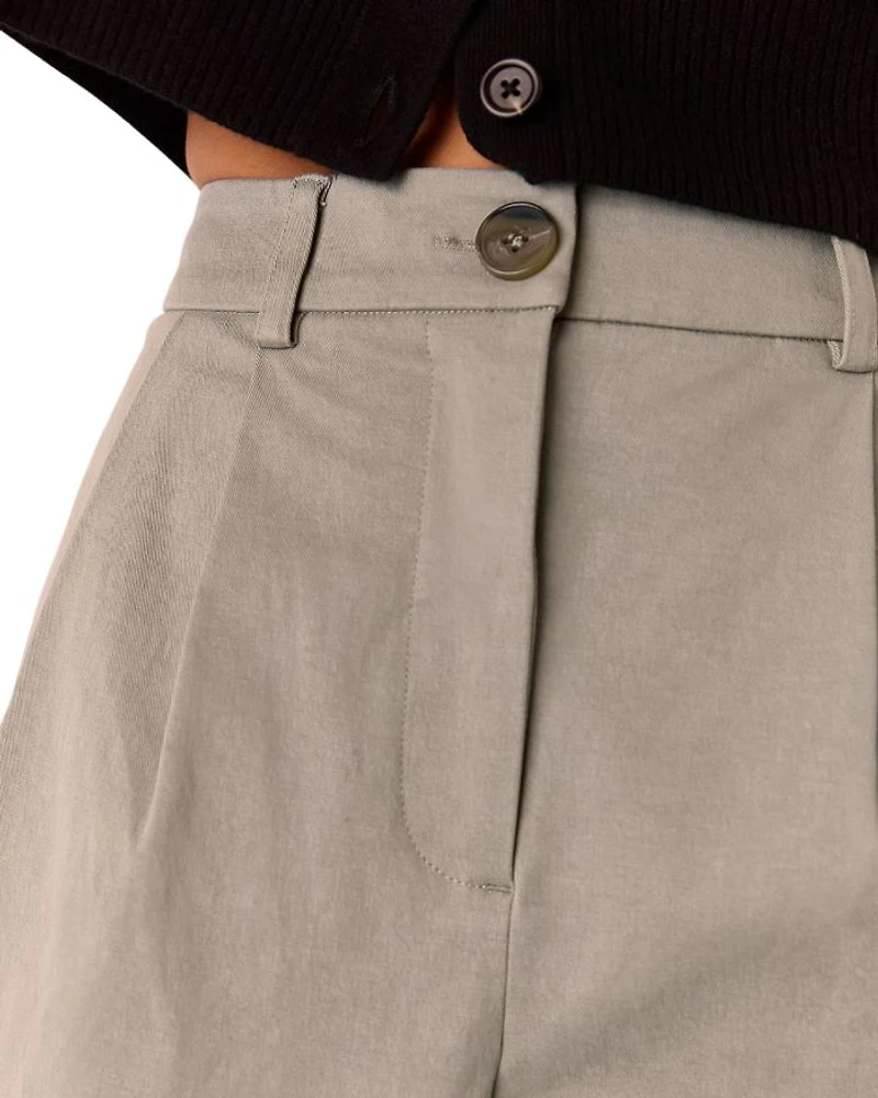 Petites Bethany Barrel Leg Trousers