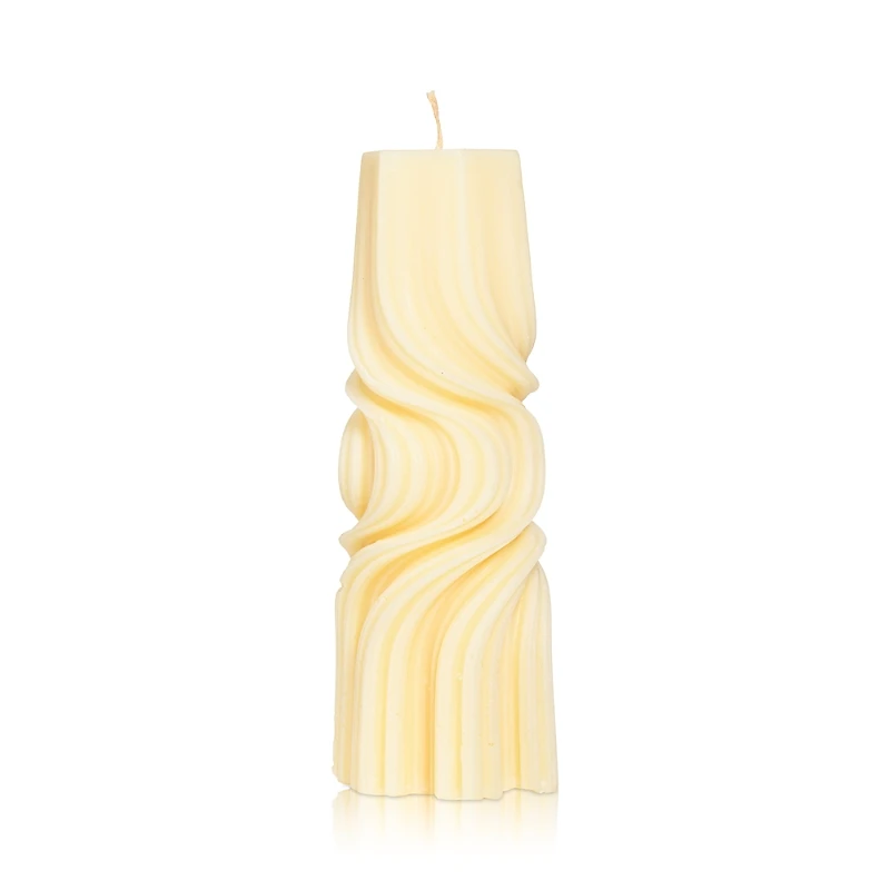 Eluwa Studio Kange Spiral Column Swirl Candle