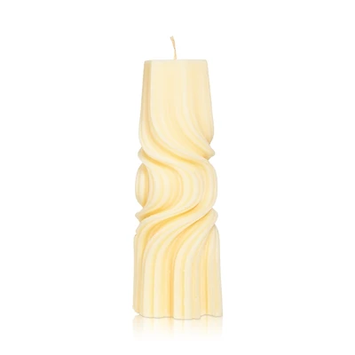 Eluwa Studio Kange Spiral Column Swirl Candle