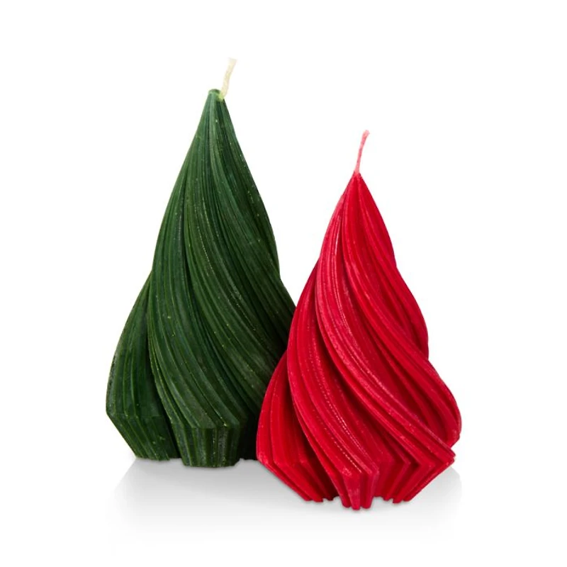 Moname Swirl Candles, Set of 2