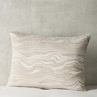 Hudson Park Collection Marbled Sand Sham Set, King - Exclusive