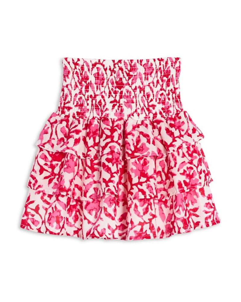 Girls' Tiered Floral Skirt, Little Kid, Big Kid - Exclusive
