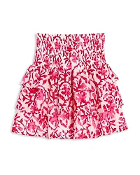 Girls' Tiered Floral Skirt, Little Kid, Big Kid - Exclusive