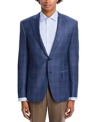 Siena Check Windowpane Regular Fit Sport Coat