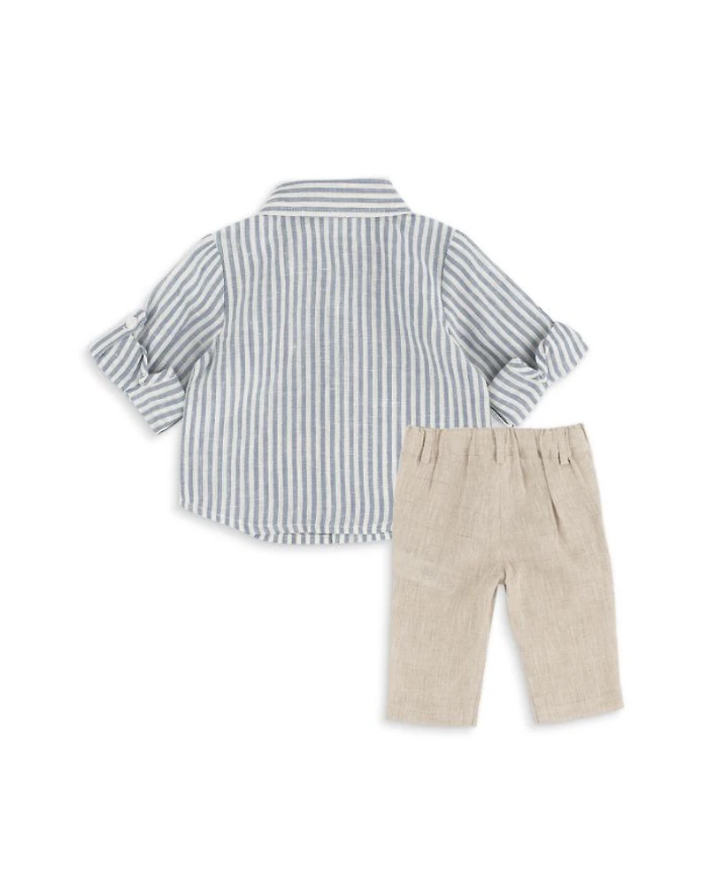Boys' Linen Top & Pants Set - Baby