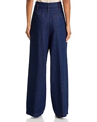 The Paper Bag High Rise Trouser Jeans Rinse