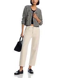 The Candle High Rise Ankle Tapered Jeans Butter