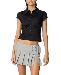 Edikted Massie Tailored Button Up Shirt