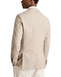 Stack Single Breasted Two Button Notch Textured Blazer