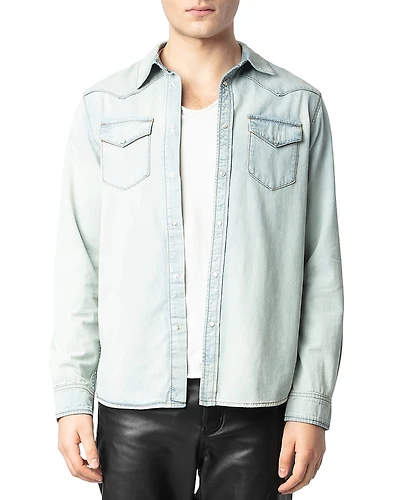 Zadig & Voltaire Saby Denim Shirt