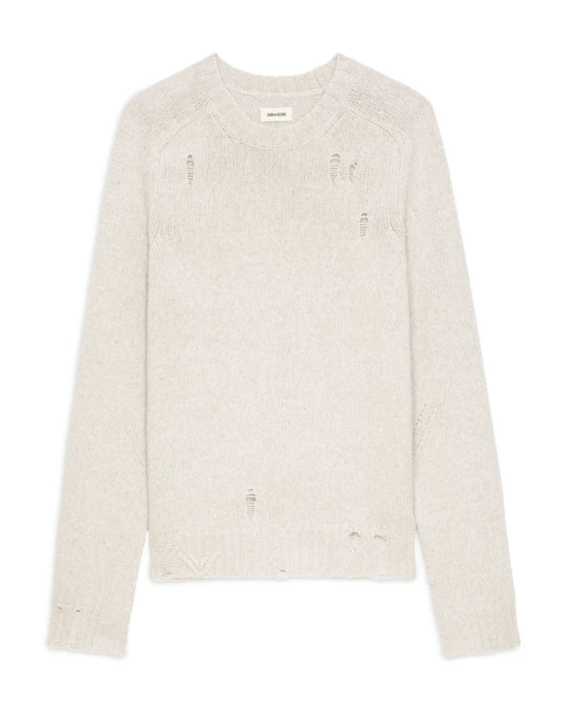 Jordan Merino Wool Destructed Sweater