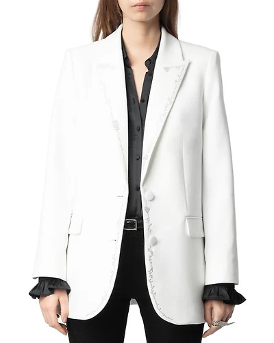 Viva Rhinestone Blazer