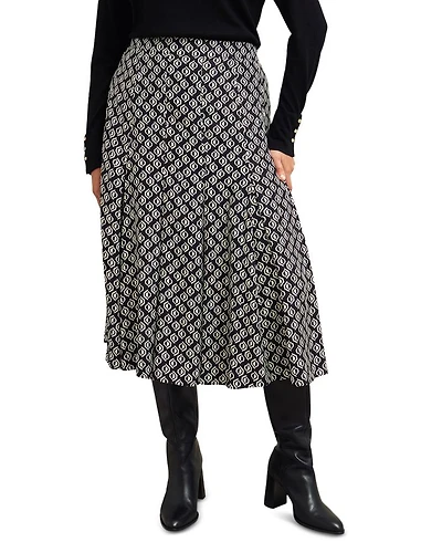 Roxanne Geometric Print Skirt