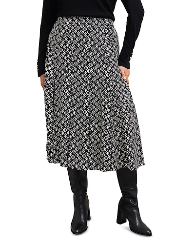 Hobbs London Roxanne Geometric Print Skirt