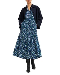 Iris Printed Midi Dress