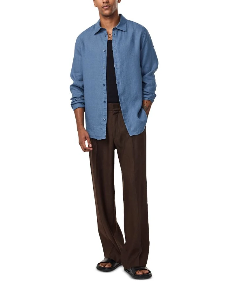 Enzo Regular Fit Linen Shirt
