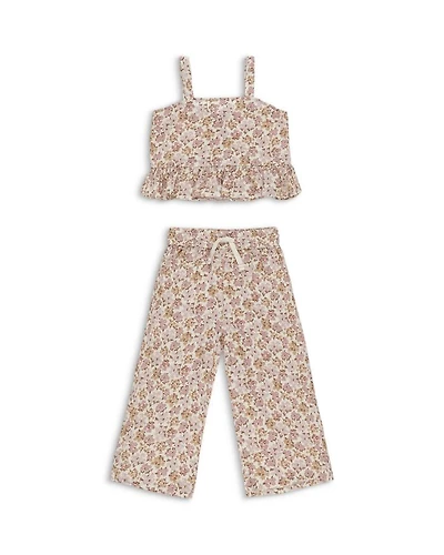 Girls' Karli Cropped Top & Pants Set - Little Kid