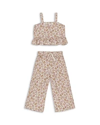 Girls' Karli Cropped Top & Pants Set - Little Kid