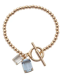 Flex Stone & Ball Bead Bracelet