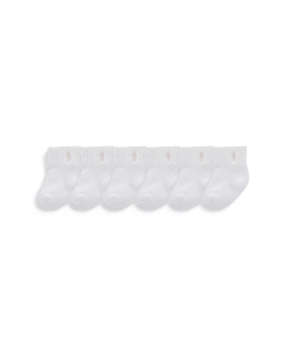 Girls' Classic Socks, Pack of 6 - Baby