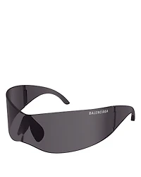 Balenciaga Panther Mask Sunglasses, 99mm