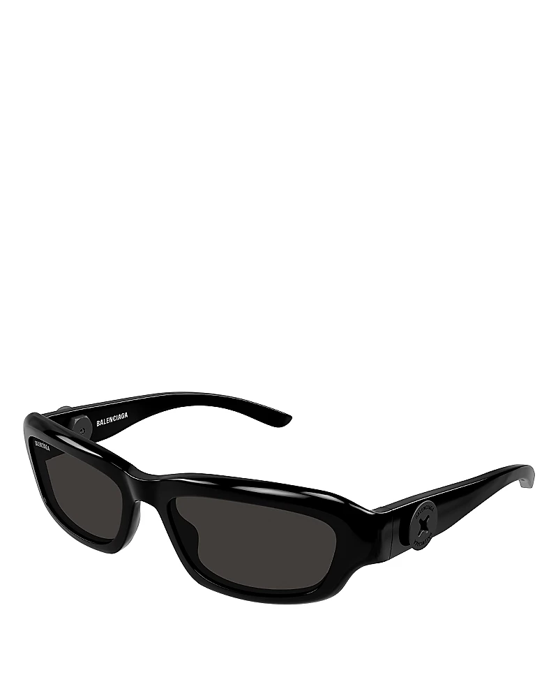 Balenciaga Bolt Rectangle Sunglasses, 58mm