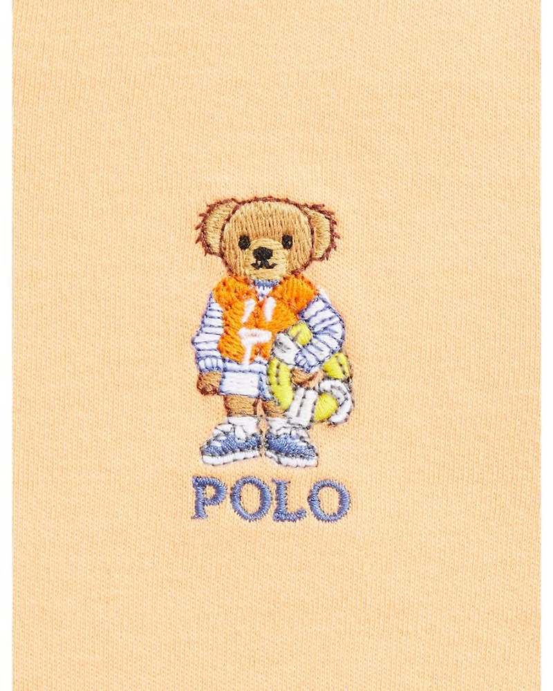 Boys' Polo Bear Henley Shirt & Mesh Short Set - Baby