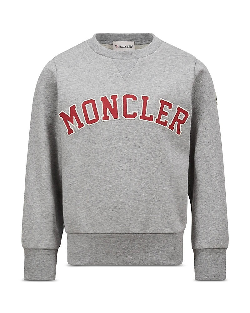 Moncler Boys' Embroidered Logo Sweatshirt - Big Kid