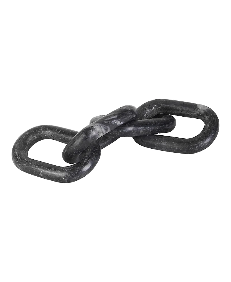 Gauri Kohli Eternity Black Marble Links Decorative Chain