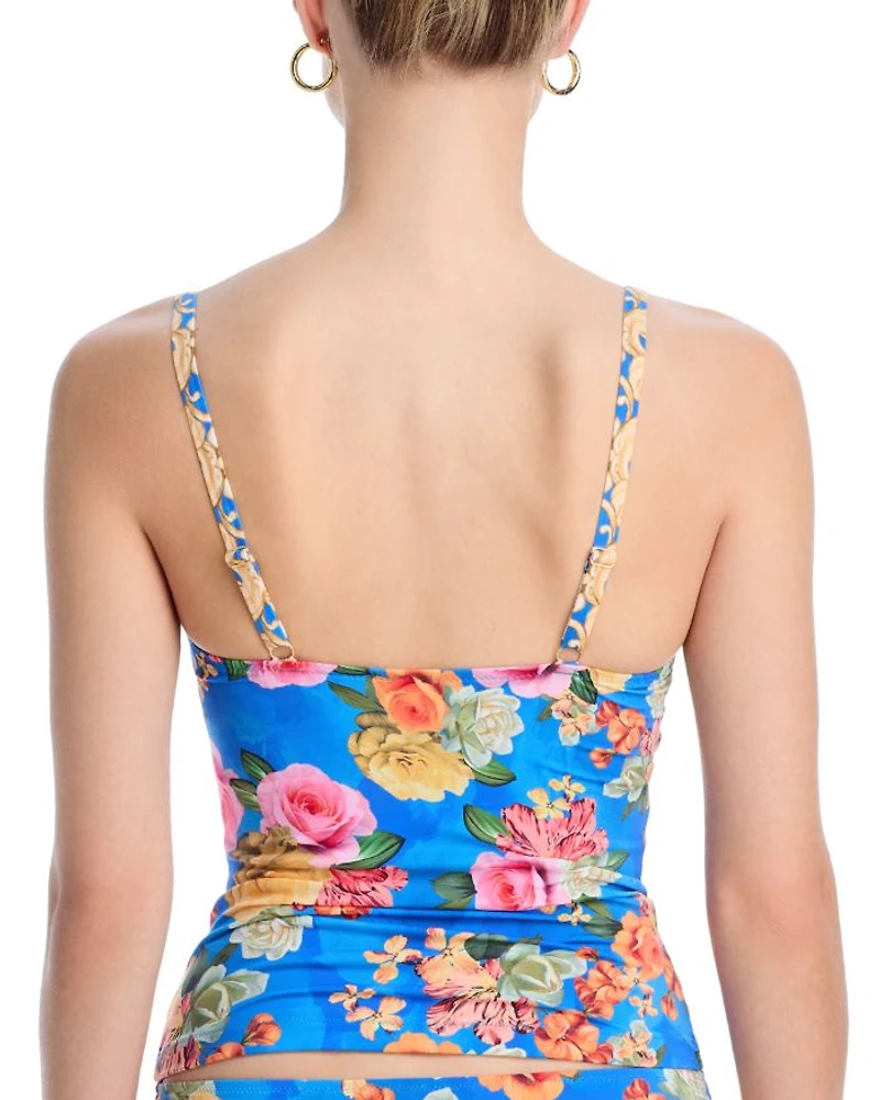 Pauline Ruched Tankini Top