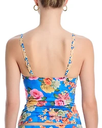 Pauline Ruched Tankini Top