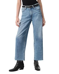 rag & bone Featherweight Andi High Rise Wide Leg Ankle Jeans