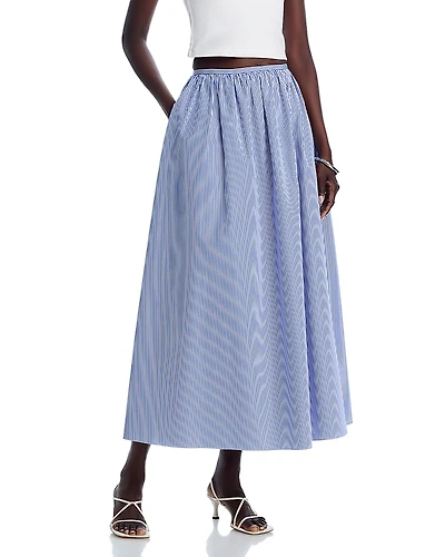 Lafayette 148 New York Gathered Waist Skirt