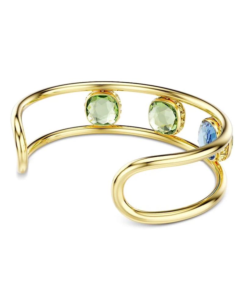 Chroma Crystal Reversible Cuff Bracelet