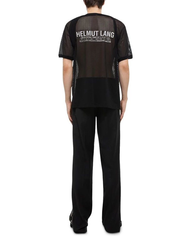 Short Sleeve Logo Mesh Tee