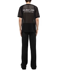Short Sleeve Logo Mesh Tee