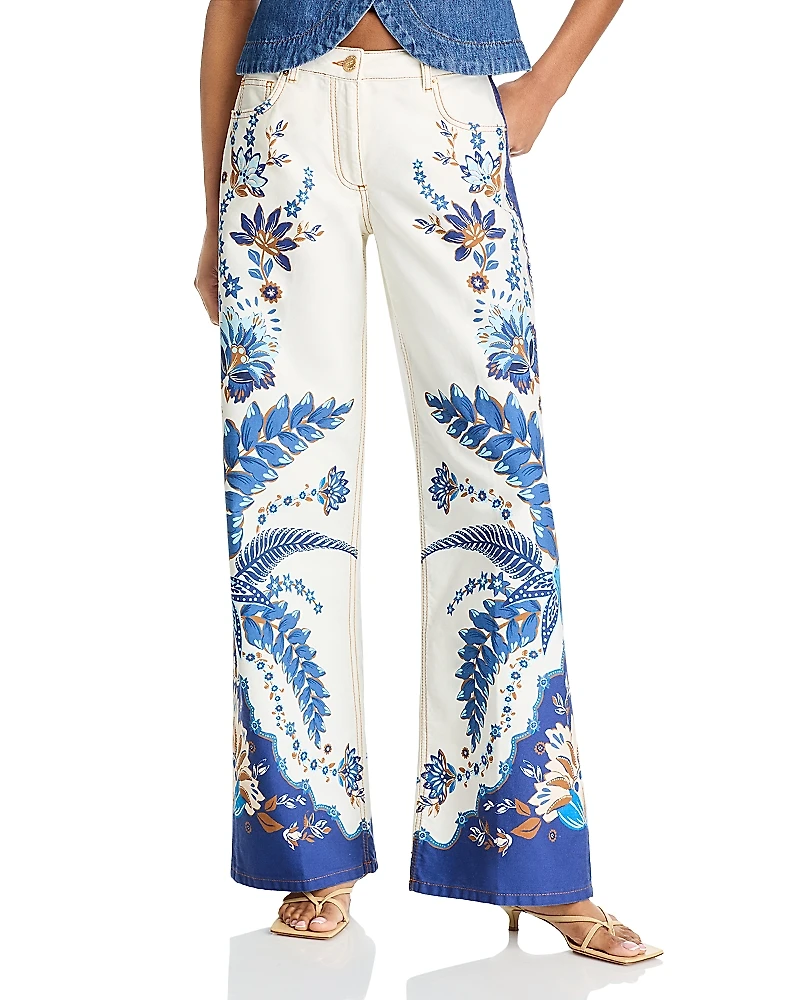 Farm Rio Encanto Tropical Print Pants