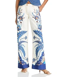 Farm Rio Encanto Tropical Print Pants
