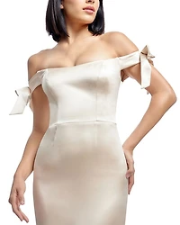 Verona Bow Trim Dress