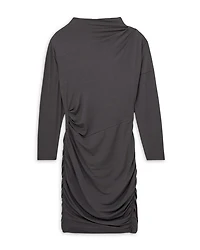 Ruched Mini Jersey Dress