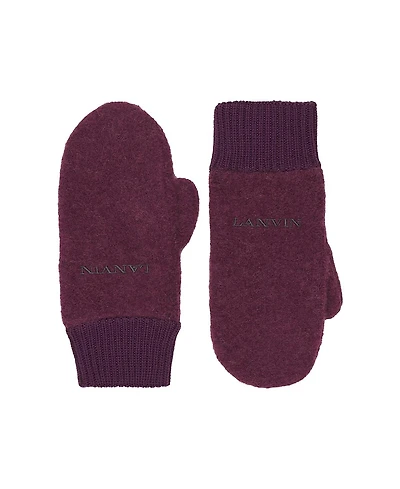 Lanvin Wool Mittens Gloves