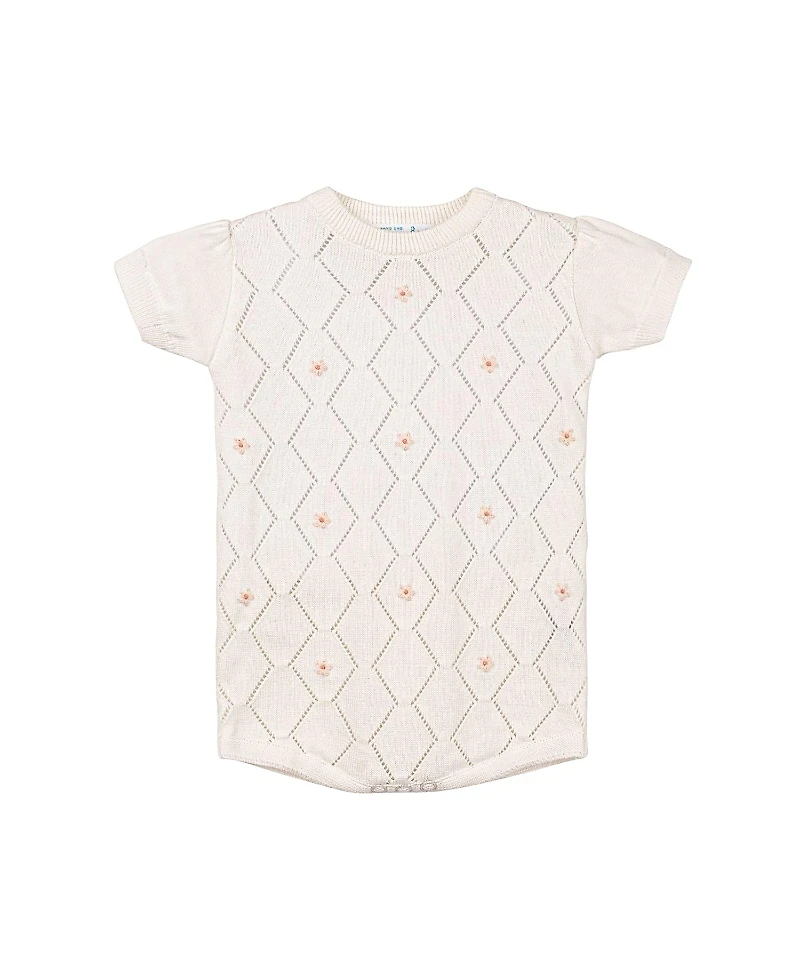 Feltman Brothers Unisex Eyelet Knit Romper - Baby